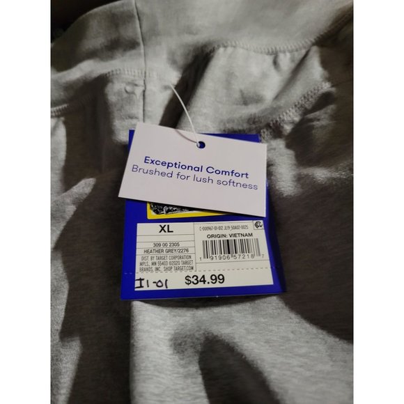 Women's Mid-Rise Brushed Jersey Jogger Pants Size XL - Picture 4 of 6